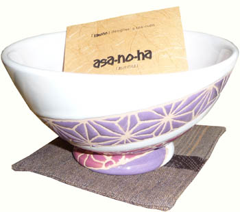 asanoha (cup, coaster, wood box)